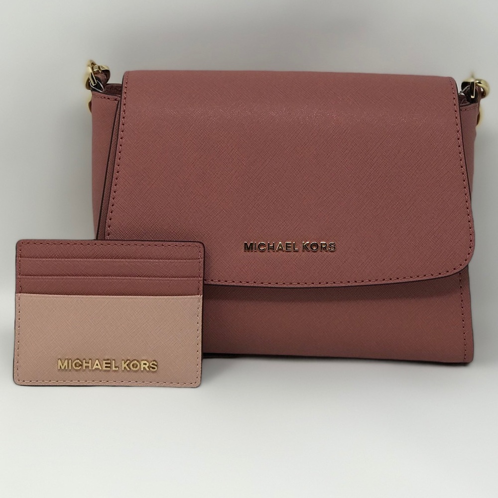Michael Kors Sofia Rose Satchel/Xbody+Card Holder - Picture 2 of 6